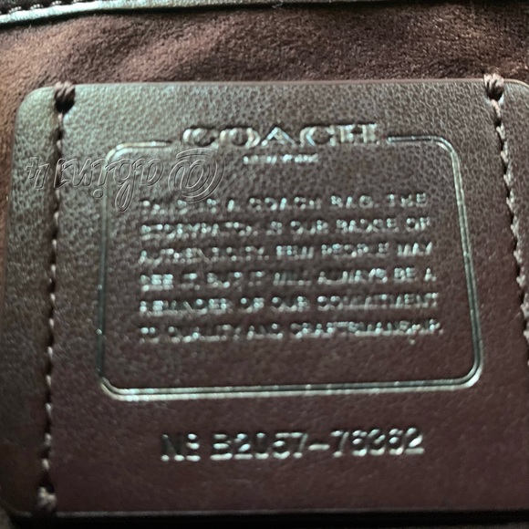 NWT Coach Parker 16 Backpack with Quilting Rivets - Picture 7 of 10